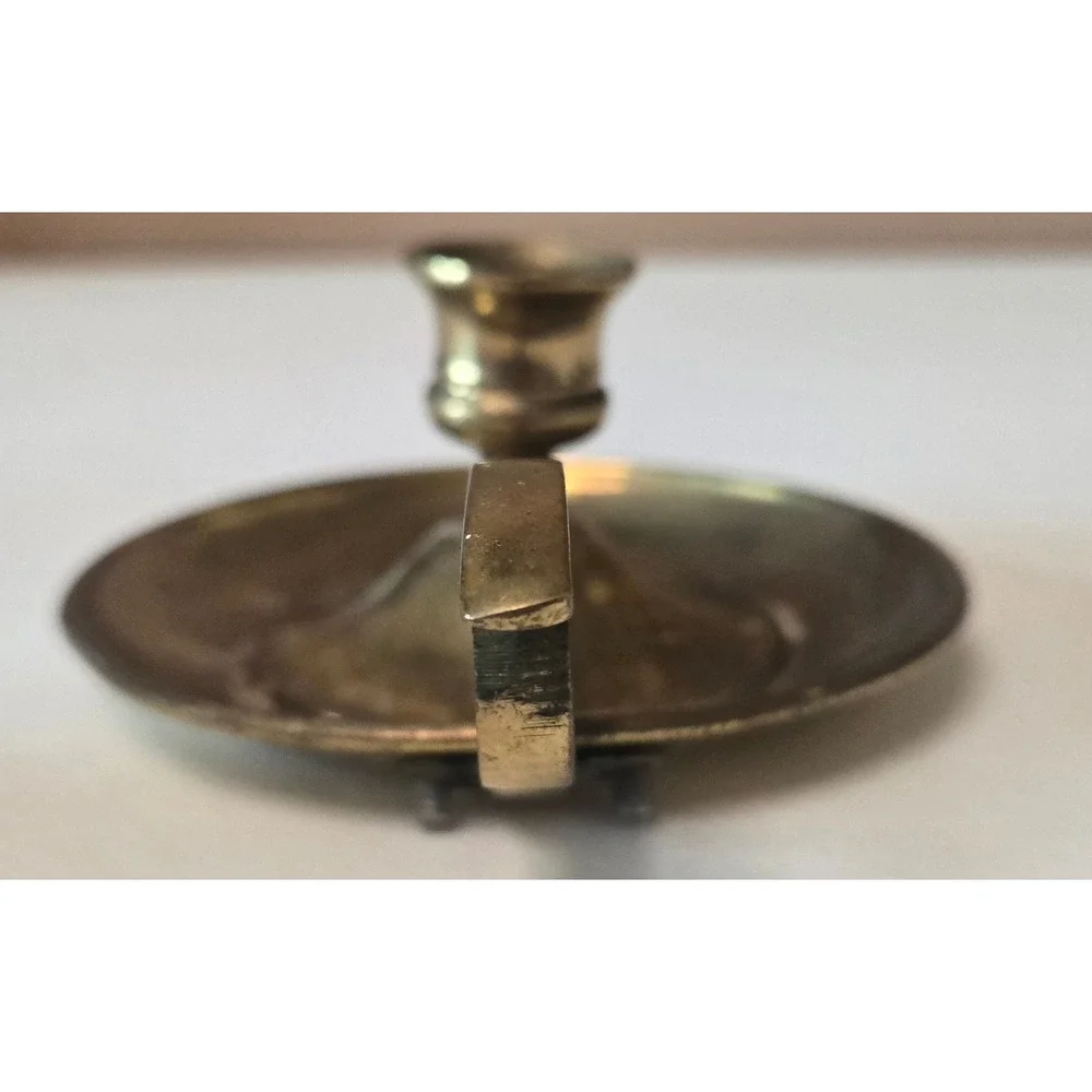 Vintage brass chamberstick